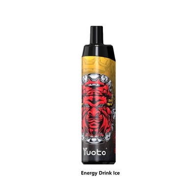 Yuoto Thanos 5000 soffia batteria elettronica eliminabile dei rohs di Mesh Coil 650mAh del ghiaccio della bevanda di energia della sigaretta