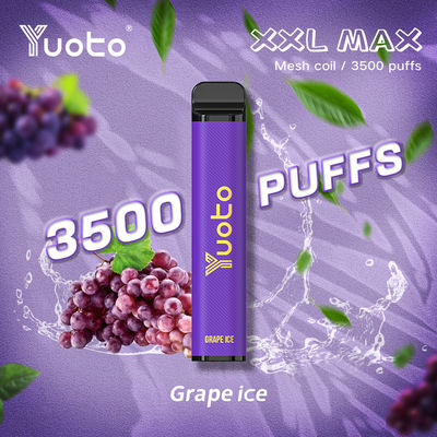 I baccelli eliminabili 3500 di 0 Vape del nicotina soffia Yuoto XXL Max Shop le migliori penne eliminabili nel Regno Unito