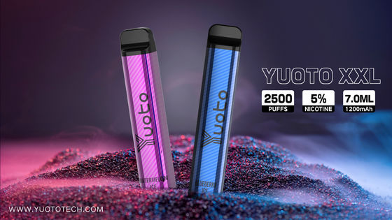 Yuoto popolare Vape con il sale di alta qualità Vape eliminabile Yuoto originale del nicotina di 5% 2500 soffi Vape Ecigs