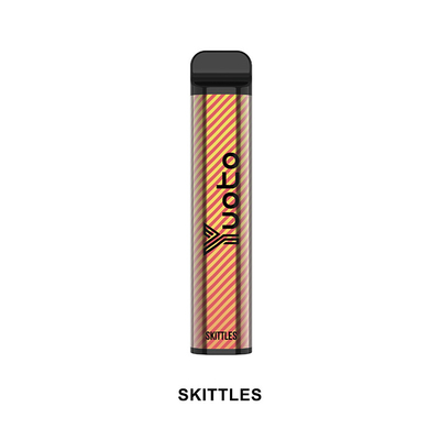 Yuoto 2500 soffia vaporizzatore Pen Kit di sapori 23 sapori 5% ghiaccio eliminabile dell'uva della batteria da 1200 mAh popolare in India