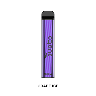 Yuoto 2500 soffia vaporizzatore Pen Kit di sapori 23 sapori 5% ghiaccio eliminabile dell'uva della batteria da 1200 mAh popolare in India
