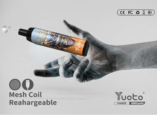 Yuoto Thanos 5000 soffia le vendite dirette all'ingrosso di 5%/2% del nicotina di fabbrica della E-sigaretta