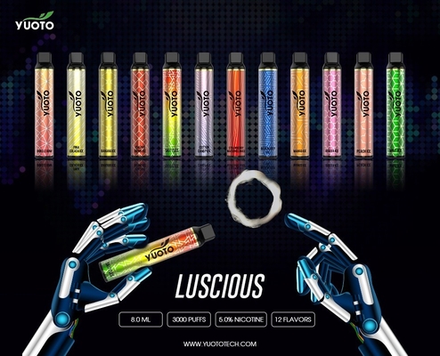 ejuice eliminabile splendido 8.0ml del nicotina 5% della batteria di Vape 1350mAh di sapore caldo di YUOTO 3000puff 27