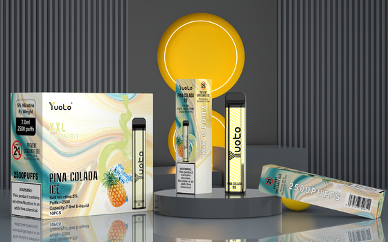 Soffio originale di Yuoto XXL 2500 di sapori, fabbrica eliminabile del wholsale del nicotina della sigaretta 2% di E