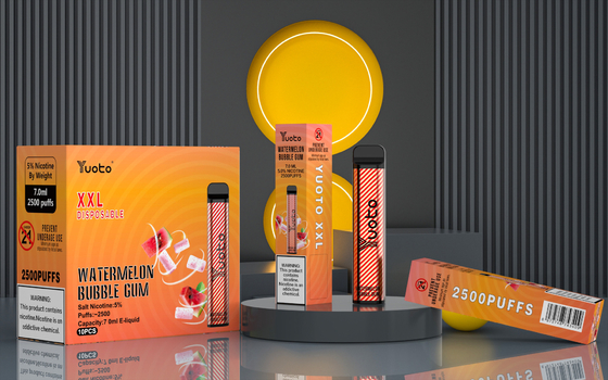 sigaretta elettronica originale yuoto xxl 2500 puff vape pen 5% nic prezzo all'ingrosso di fabbrica con buona qualità