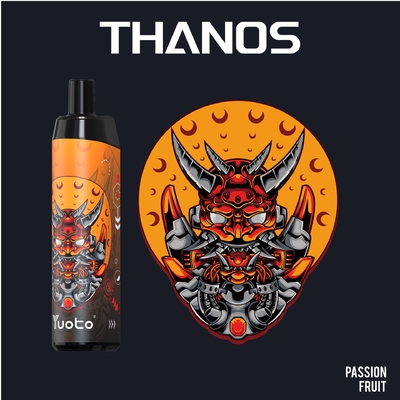 Nicotina eliminabile 5% di Vape Pen Mesh Coil Rechargeable 650mAh 14ml delle E-sigarette di Yuoto Thanos 5000puff Vape di alta qualità