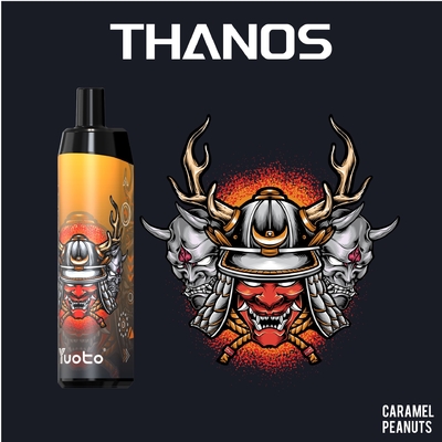 Nicotina eliminabile 5% /2 % di Vape Pen Mesh Coil Rechargeable 650mAh 14ml delle E-sigarette di Yuoto Thanos 5000puff Vape