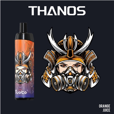 Nicotina eliminabile 5% /2 % di Vape Pen Mesh Coil Rechargeable 650mAh 14ml delle E-sigarette di Yuoto Thanos 5000puff Vape