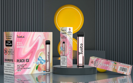 autentica fabbrica di yuoto xxl 2500 soffio monouso vape 5% nic 7ml liquido 1200mah 35 colori disponibili