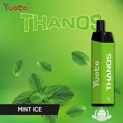 Yuoto Thanos 5000 soffia Vape eliminabile Mesh Coil Rechargeable 19 sapori in azione