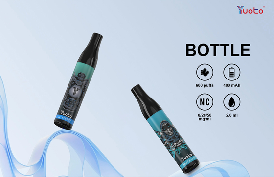 Original 600 Puffs 2% Nic Salt Yuoto bottiglia usa e getta Vape 14 sapori