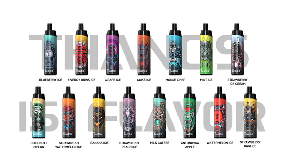 Prezzo di fabbrica monouso Pod 14ml E-Liquid 650mAh Batteria Yuoto Thanos 5000 Puffs Mesh Coil per fumo più grande