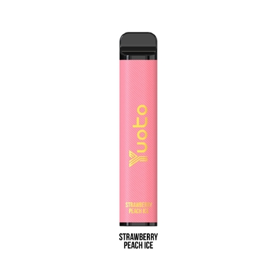 50mg Nicotina Yuoto Monouso E Cig 3500 Sbuffi Fragola Pesca 1200mAh 9ml E Succo