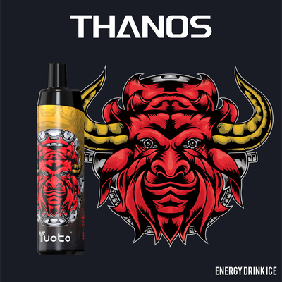 Yuoto Thanos 5000 Puffs Penna monouso Vape Narghilè con 14ml E-Liquid 650mAh Batteria Mesh Coil