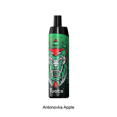 Sigaretta elettronica monouso al sapore di mela Vape 5000 soffi con bobina a rete 14ml E-Liquid 650mAh Batteria