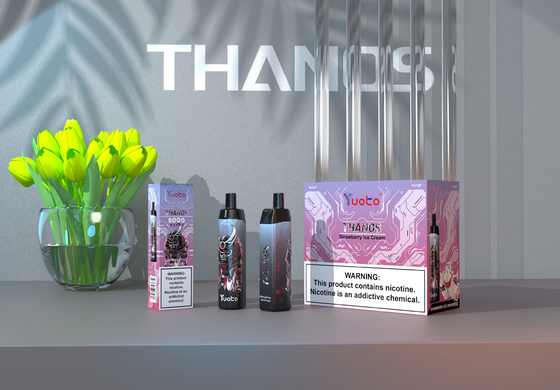 Vape Pod monouso 5000 soffi Banana Flavor Yuoto Thanos Mesh Coil 14ml Ejuice 650mAh Batteria Bulking China Factory