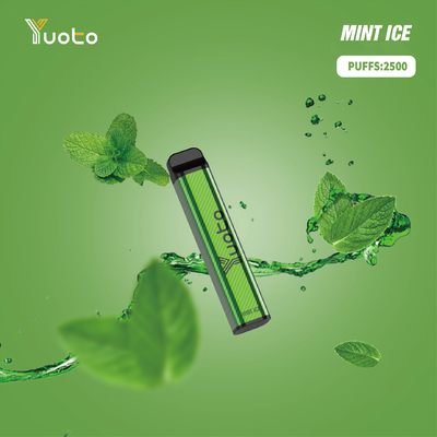 Mirtillo ghiaccio usa e getta Vape Yuoto XXL 2500 soffi E sigaretta con batteria E-Liquid 1200mAh da 7 ml