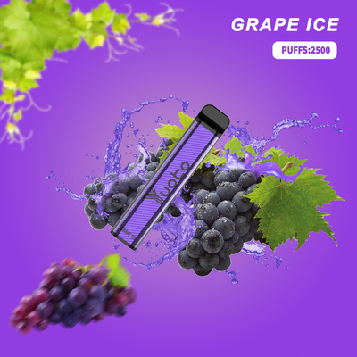 L'OEM 2500 soffia ghiaccio di fumo eliminabile della menta della batteria degli accessori 7ml Ejuice 1200mAh del CE ROHS di Vapes