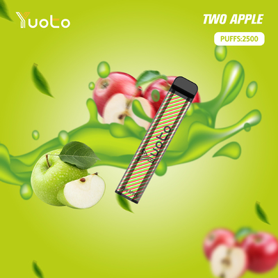 Yuoto xxl 2500 Puffs Vape Pod Mango Ice Flavor 7ml Ejuice 1200mAh Batteria dalla fabbrica cinese