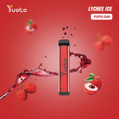 Penna Vape usa e getta Yuoto XXL 2500 Puffs Lychee ice con 7ml E-Liquid Fast Shipping Dubai