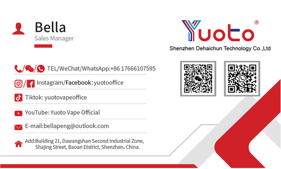 Vendita calda Yuoto Pina Colada Sapore 2500 Puff Bar 7ml Ecig Pod monouso Vape