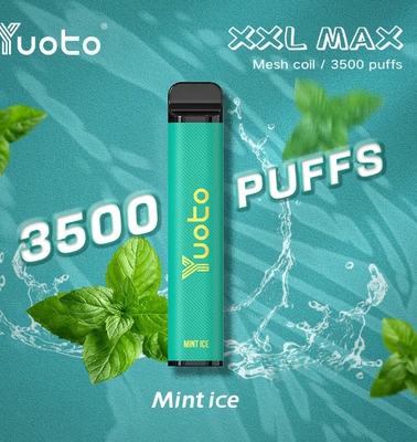2023 Nuova versione Logo personalizzato di alta qualità Yuoto 3500 Puff Usa e getta Vape Nut Bars Gusto