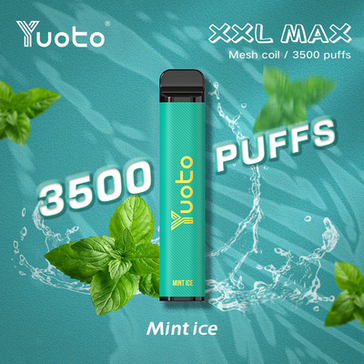 2022 Nuova sigaretta elettronica monouso Vape OEM Puffs Bar 9ml E-Juice 1200mAh Batteria Ghiaccio d'uva per distributori di soffio
