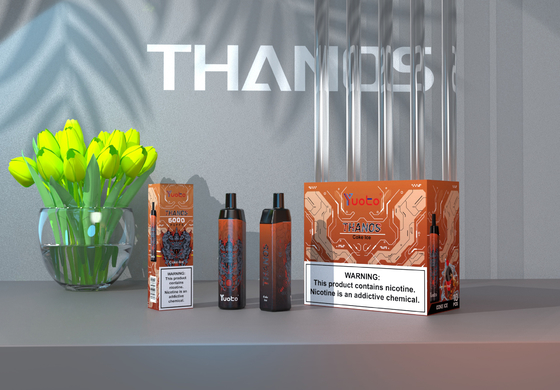 Yuoto Thanos 5000 soffia penna di Vape, vaporizzatore di 14ML 650mAh Mesh Coil Type C