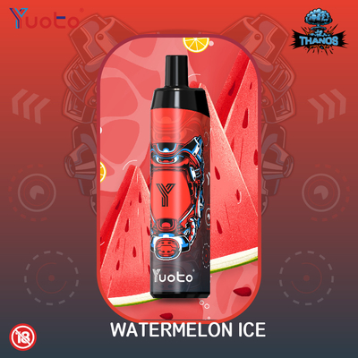 Il baccello Yuoto Thanos 5000 di Vape soffia bobina liquida della maglia della batteria 650mAh del nicotina 14ML E di 5% ricaricabile con tipo C