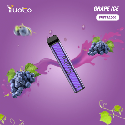 7ml 2500 soffia Vape eliminabile, sapori Yuoto Xxl Vape Pen Oem Odm della frutta
