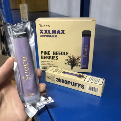 La fabbrica nuovo Yuoto XXL max 3500 soffia sapori eliminabili delle bacche dell'ago del pino di Vape