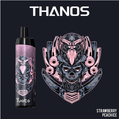 La fabbricazione Thanos 5000 di Yuoto soffia metà di ghiaccio caldo orientale eliminabile della pesca della fragola di vendita di Vape 14ml