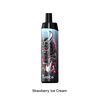 nicotina eliminabile del gelato della fragola dei soffi di Mesh Coil Yuoto Thanos 5000 del ecig di schiocco 14ml 50mg