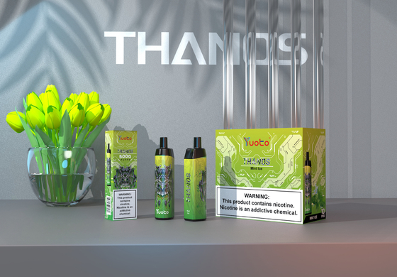 Yuoto Thanos 5000 soffia penna di Vape, vaporizzatore di 14ML 650mAh Mesh Coil Type C