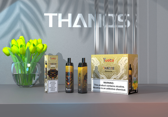 Il nicotina Yuoto Thanos 5000 di 5% soffia Pen Hookah 14ML 650mAh Mesh Coil With Type C