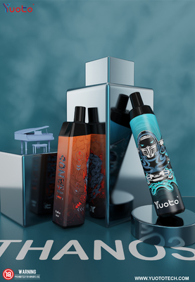 Vendita all'ingrosso Yuoto Thanos 5000 Puffs Mesh Coil monouso Vape 14ml E Liquid 650mAh Batteria 20 sapori caldi Spedizione veloce in