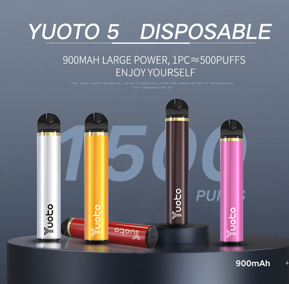100% 1500 originali soffia vaporizzatore all'ingrosso pre--Filledfactory eliminabile elettronico 2 di Cig delle sigarette 900mAh 5ml E di Yuoto