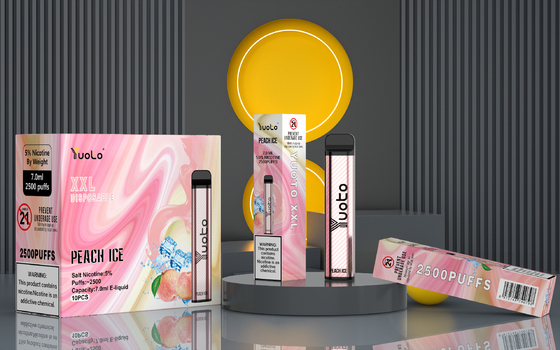 Pctg 2500 soffia baccello eliminabile, Yuoto XXL Vape eliminabile Pen Without Display