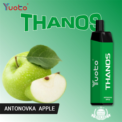 14ml Yuoto Thanos 5000 soffia tipo eliminabile C della batteria di Vape 650mAh ricaricabile