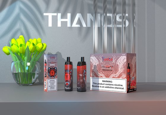 Yuoto che di riserva pronto Thanos Rechargeable Disposable Vape Pen 5000 soffia batteria 650mAh interamente condisce disponibile