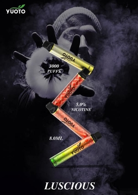 Sale eliminabile splendido popolare saudita del nicotina dei soffi 8ml Vape 5% della Cina U.S.A. Regno Unito Vape Yuoto 3000