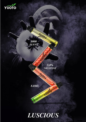Soffio elettronico Vape Pen Electric Cigarette Pod della sigaretta 3000puffs E di vendita della cima di U.S.A. del sigaro eliminabile splendido di Yuoto