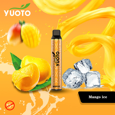 Fabbrica all'ingrosso non riutilizzabile splendida di Yuoto 8.0ml Eliquid Cina di Vape del baccello del corredo 3000 del nicotina eliminabile del soffio 50mg