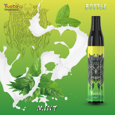 Nicotina eliminabile Mesh Coil TPD della menta 20mg 2% del BACCELLO del vaporizzatore dei soffi della bottiglia 600 di YUOTO