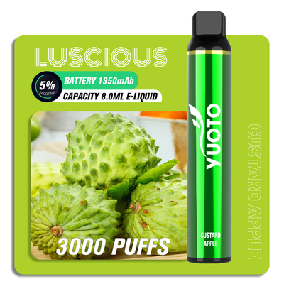 Penna di Antivari Vape del soffio di sapore della frutta del ODM dell'OEM, 8ml 3000 soffio Yuoto Vape eliminabile splendido