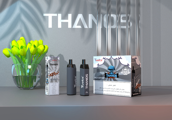5000 puff Yuoto Thanos Vapore usa e getta e sapore fruttato E-Liquid 14ml Vape Pod Pen Arabo saudita