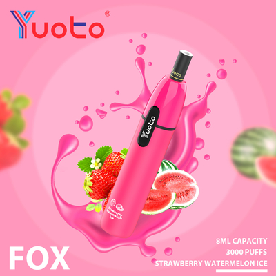 7.5ml ha precompilato la stella che eliminabile liquida di E Yuoto Vape 3000 soffia FCC di 1000mAh RoHS