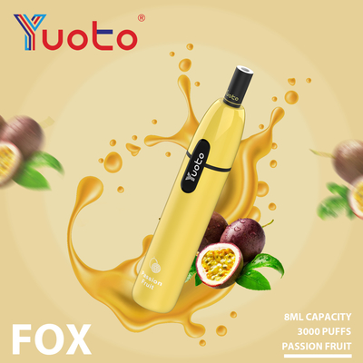 7.5ml ha precompilato la stella che eliminabile liquida di E Yuoto Vape 3000 soffia FCC di 1000mAh RoHS
