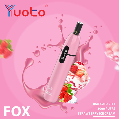 7.5ml ha precompilato la stella che eliminabile liquida di E Yuoto Vape 3000 soffia FCC di 1000mAh RoHS