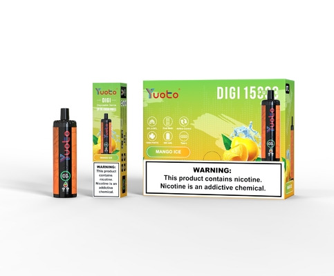 Yuoto DIGI 15000 Puffs Double Mesh Coil Durable Disposable Vape